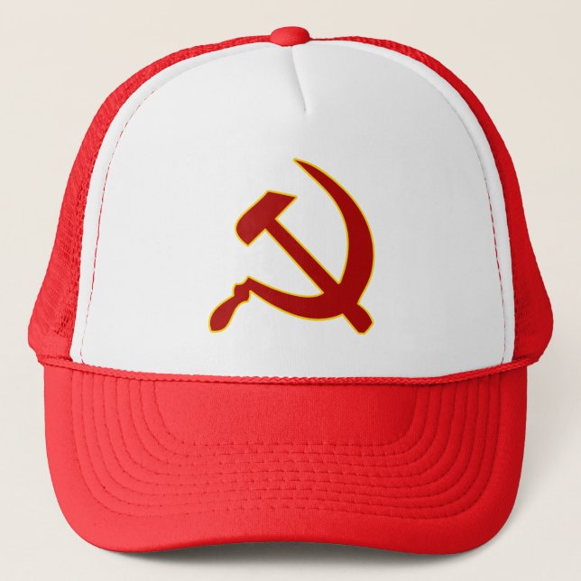 Hammer and Sickle Trucker Hat (Front)