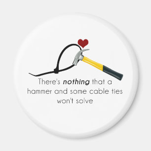 Hammer and zap-strap magnet
