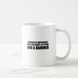 hammer coffee mug