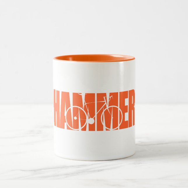 Hammer Cycling Two-Tone Coffee Mug (Center)