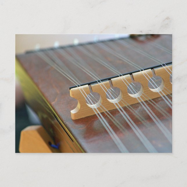 Hammer Dulcimer Bridge To Your Imagination. Postcard (Front)