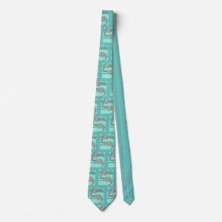 Hammer head shark tie, Aquatic sea life art Tie