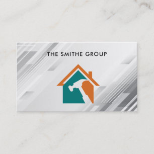 Hammer Home Illustrations Home Renovations Business Card