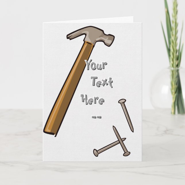 Hammer & Nails Card (Front)