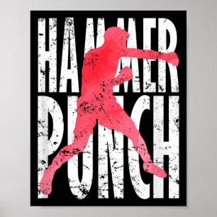 Hammer Punch Boxing MMA Poster