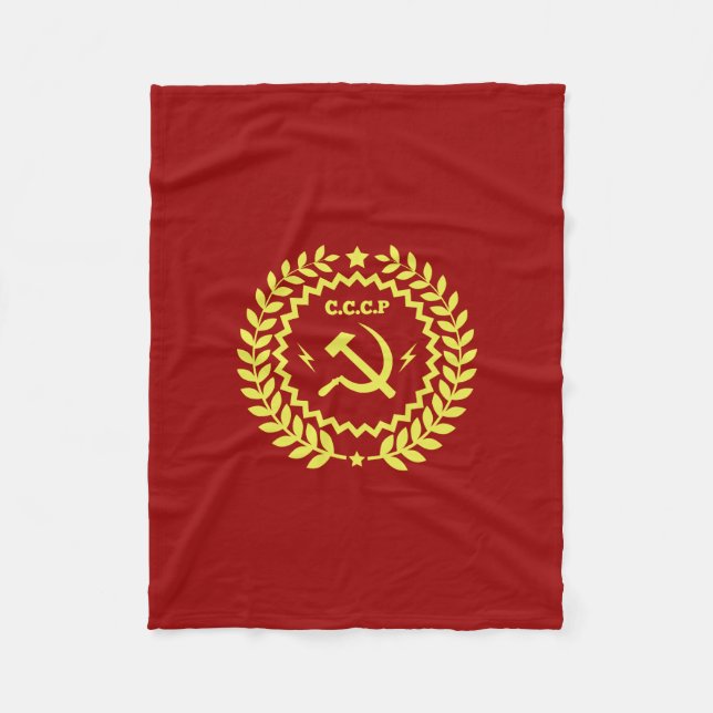 Hammer & Sickle CCCP Badge Blankets (Front)