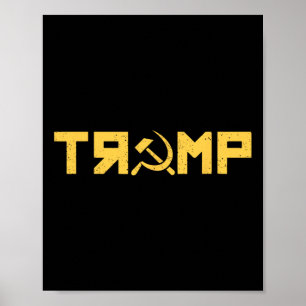 Hammer Sickle Russia Collusion Ussr Resist  Poster