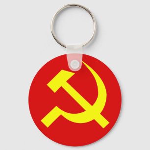 Hammer & Sickle USSR Keychain