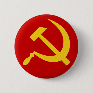 Hammer & sickle (yellow) button