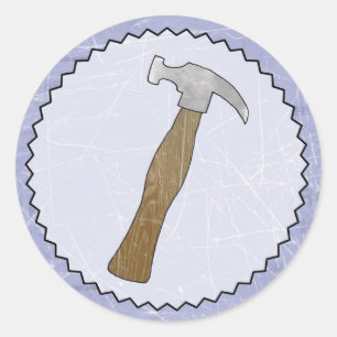 Hammer Sticker - Construction/Builder Party