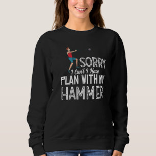 Hammer Throwing Track And Field Ball Thrower Train Sweatshirt