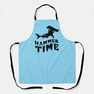 Hammer Time Design For Hammerhead Shark Lovers Apron