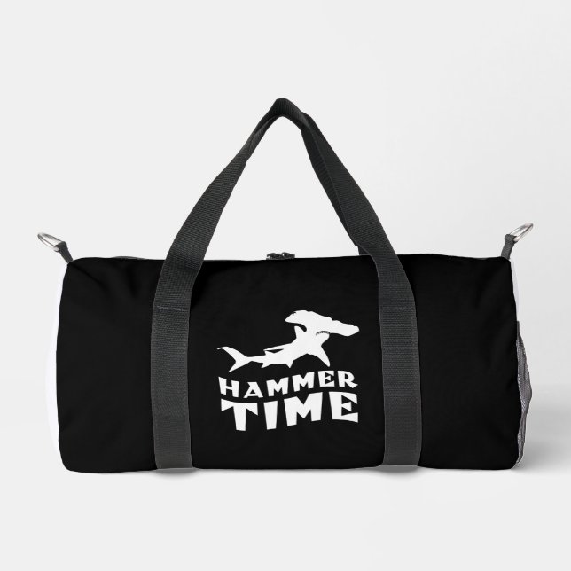Hammer Time | Design For Hammerhead Shark Lovers Duffle Bag (Front)