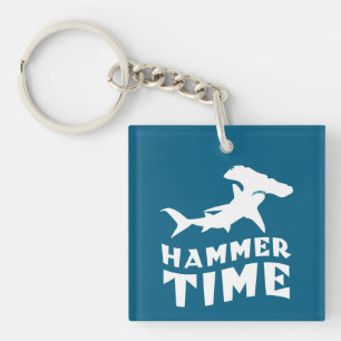 Hammer Time Design For Hammerhead Shark Lovers Key Ring