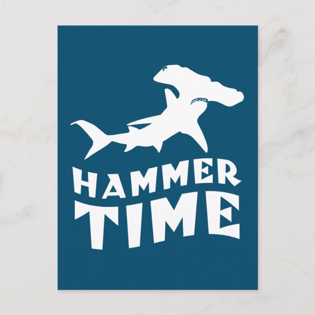 Hammer Time | Design For Hammerhead Shark Lovers Postcard (Front)