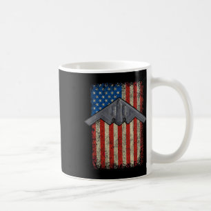 Hammer Time Stealth B-2 Military Midnight Aircraft Coffee Mug