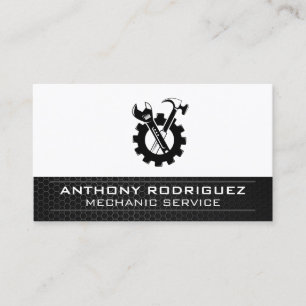 Hammer Wrench Auto Sports Car Services Business Card