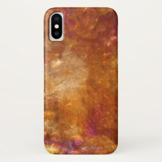 Hammered Copper with Patina iPhone X Case