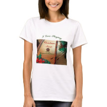 Hammered Dulcimer Christmas T Shirt