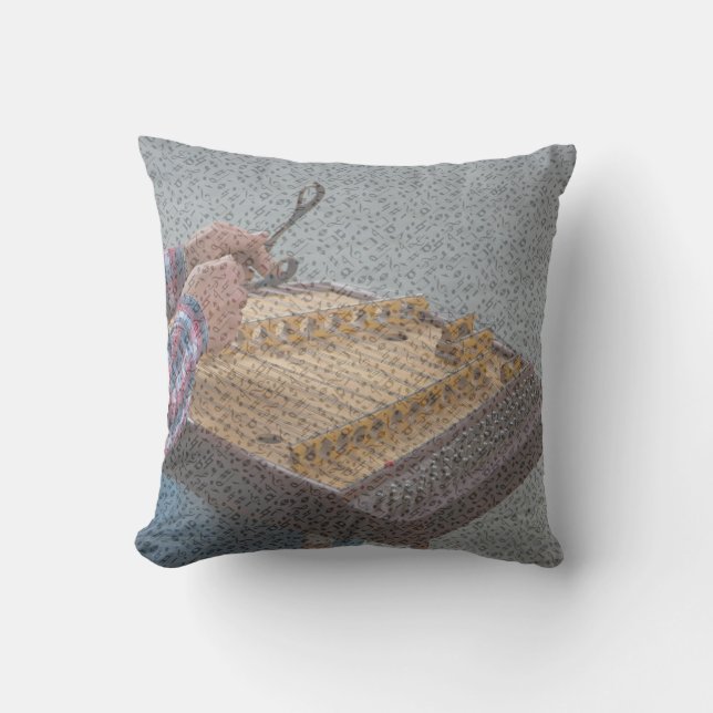HAMMERED DULCIMER CUSHION (Front)
