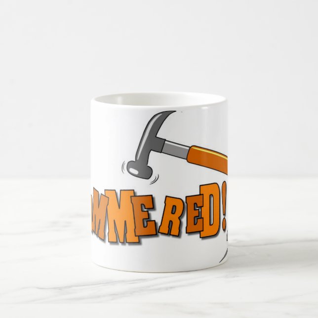 Hammered mug for your DIY enthusiast (Center)