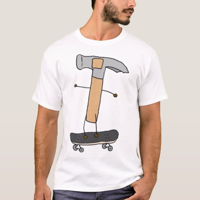 hammered sk8r (colour)   T-Shirt (Front)
