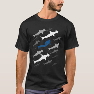 Hammerhai Diver for Scuba Diver Diving Shark Divi T-Shirt