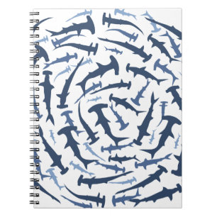 hammerhai hammerhead shark scuba diving notebook