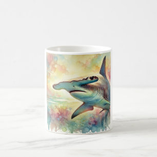 Hammerhead Shark 130724AREF126 - Watercolor Coffee Mug