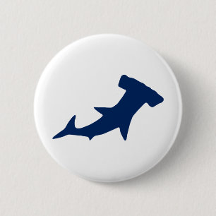 Hammerhead Shark 6 Cm Round Badge