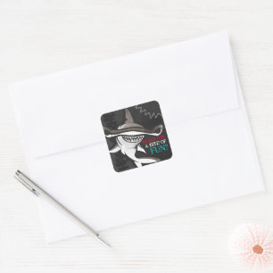 Hammerhead Shark Birthday Party  Square Sticker