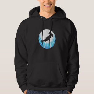 Hammerhead Shark Blue Animal Person Hoodie