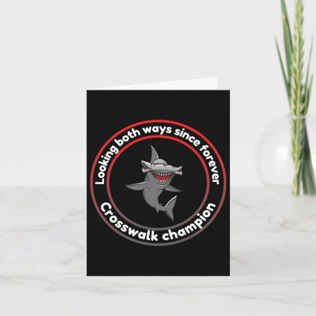 Hammerhead Shark  Card (Front)