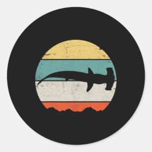 Hammerhead Shark Classic Round Sticker