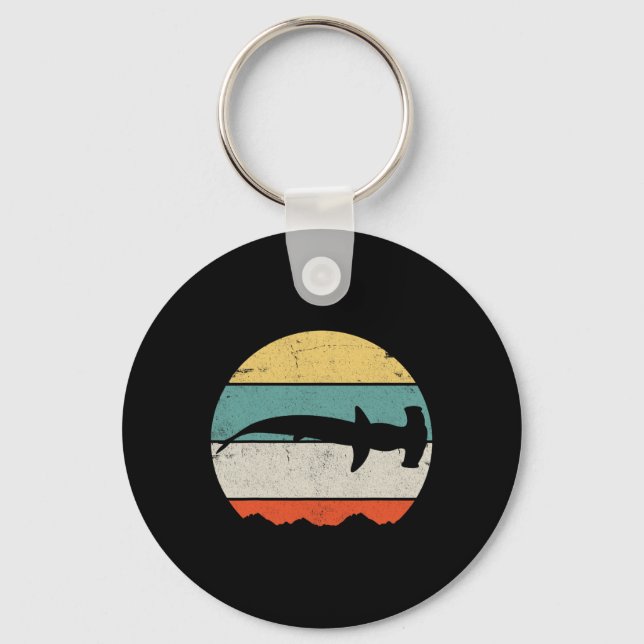 Hammerhead Shark  Key Ring (Front)