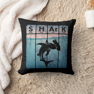Hammerhead Shark Periodic Table Elements Chemistry Cushion