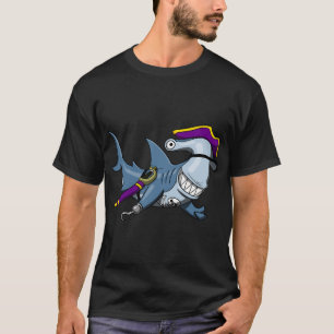Hammerhead Shark Pirate T-Shirt