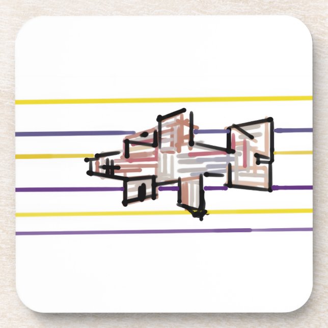 Hammerhead shark Summer joy Coaster (Front)