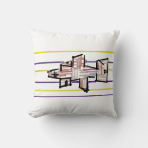 Hammerhead shark Summer joy Cushion