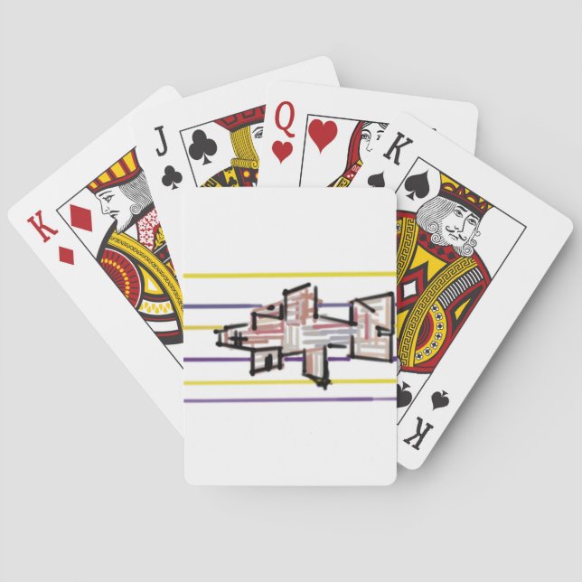 Hammerhead shark Summer joy Playing Cards (Back)