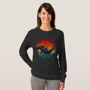 HAMMERHEAD SHARK VINTAGE SUNSET T-Shirt
