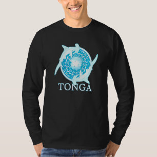 Hammerhead Sharks Polynesian Design Tonga Roots T-Shirt