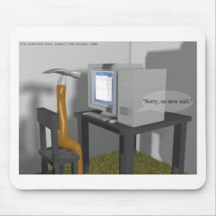 Hammering @ The PC Funny Gifts & Tees Mouse Pad