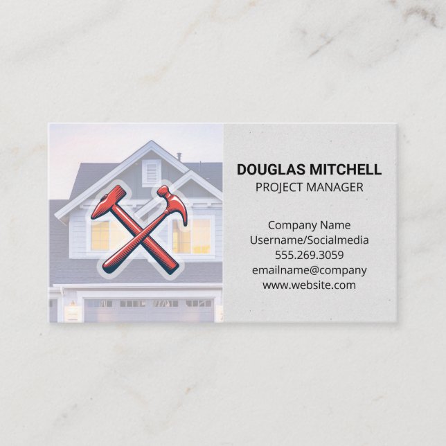 Hammers | Residential Home Business Card (Front)