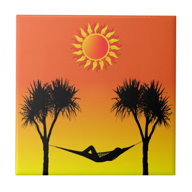 Hammock Ceramic Tile (Front)