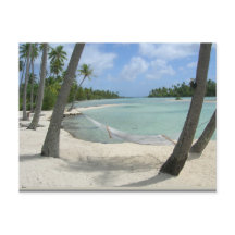 Hammock in Paradise Postcard