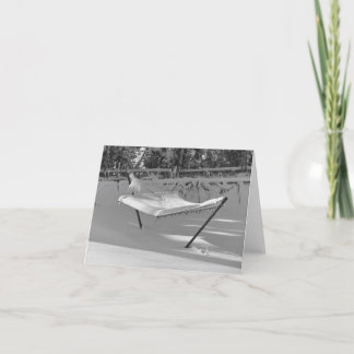 Hammock in the Snow Notecards