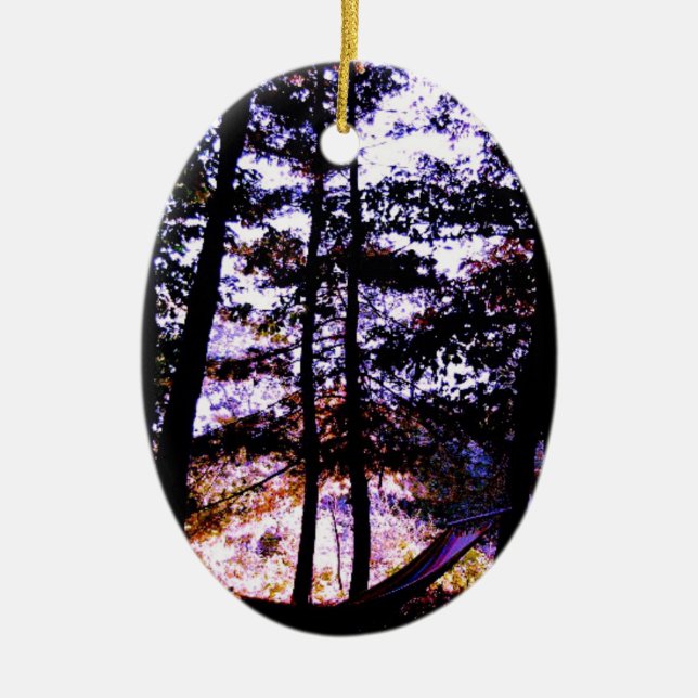 Hammock Living Ceramic Tree Decoration (Front)