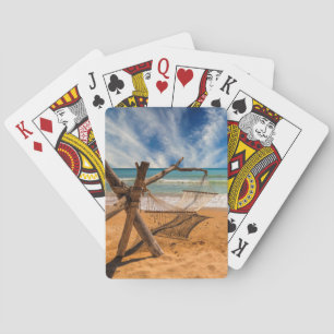 Hammock on a Tropical Beach Resort Playing Cards
