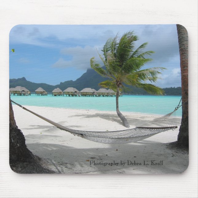 Hammock on Bora Bora Mousepad (Front)